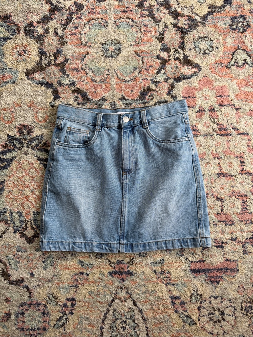 Denim Mini Skirt